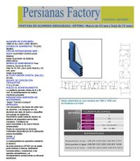 Ventana Corredera de Rotura de Puente T&eacute;rmico