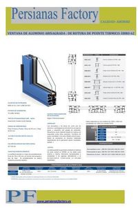 Ventana Practicable de Rotura de Puente T&eacute;rmico